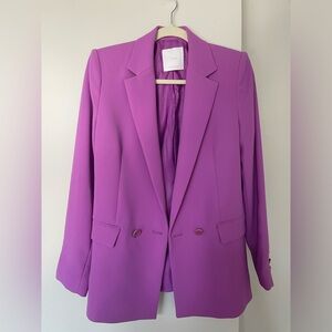 Purple blazer from MANGO💜